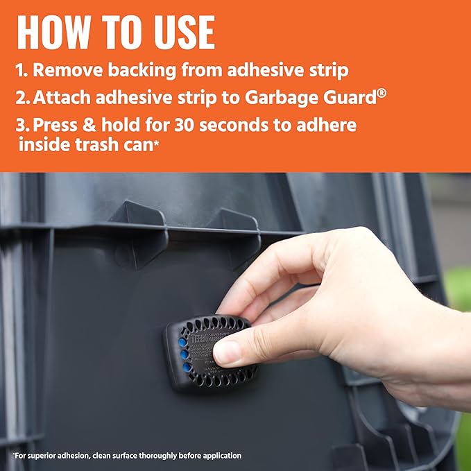 Terro T800 Garbage Guard Trash Can Insect Killer - Kills Flies, Roach, Maggots, Beetles, and Insects in Outdoor Garbage Can