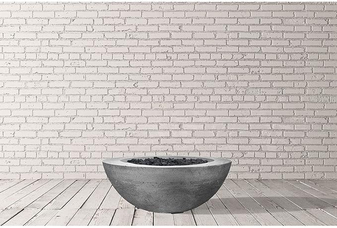 Prism Hardscapes Moderno 8 Fire Bowl in Pewter - NG