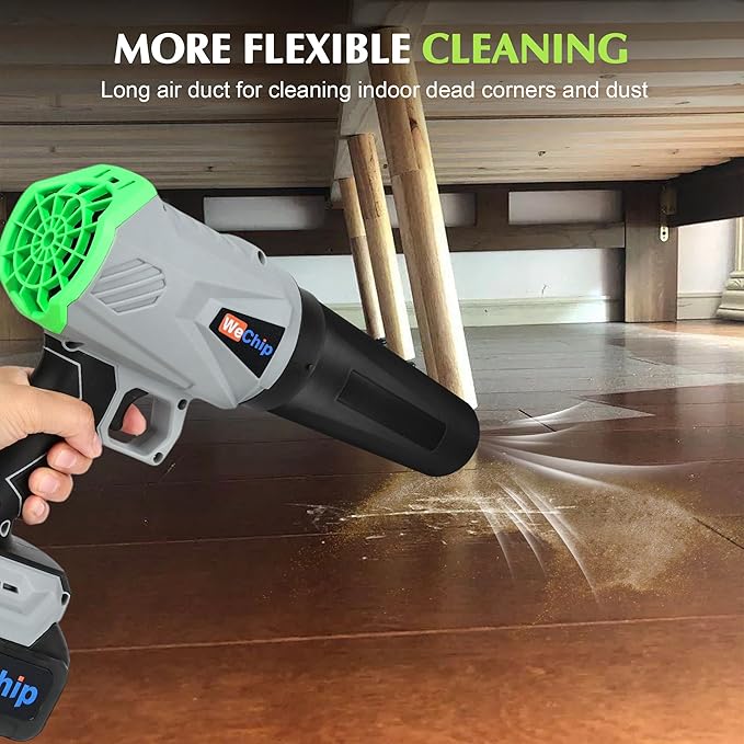 3 in 1 Cordless Leaf Blower Lightweight with Storage Box， 800,000 RPM Leaf Blower Cordless with 2 Battery and Charger,Easy Use Hand Held Blowers for Lawn Care, Dust,Gifts for Men