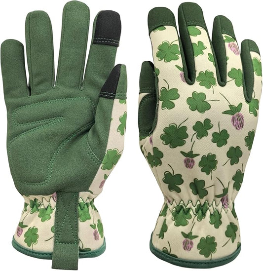 Thorn Proof&Puncture Resistant Gardening Gloves with Grip,Garden Glove for Women, Leather Yard Work Gifts