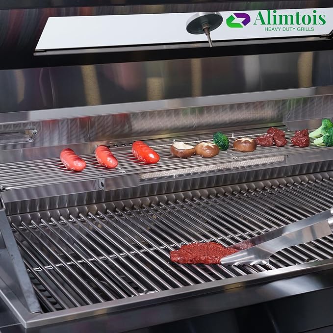 BBQ Island Outdoor Kitchen: 46-Inch 4-Burner 72000 BTU Modular Outdoor Grill Island with Rotisserie Kit and Side Burner - Pre-Assembled with Storage & Wheels