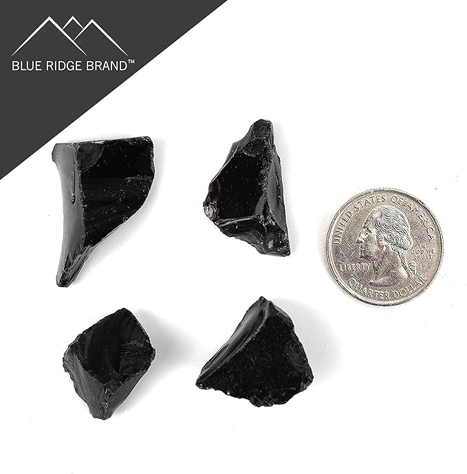Fire Glass - Black Glass Stones for Gas & Propane Fire Pits & Fireplaces (20 Pound)