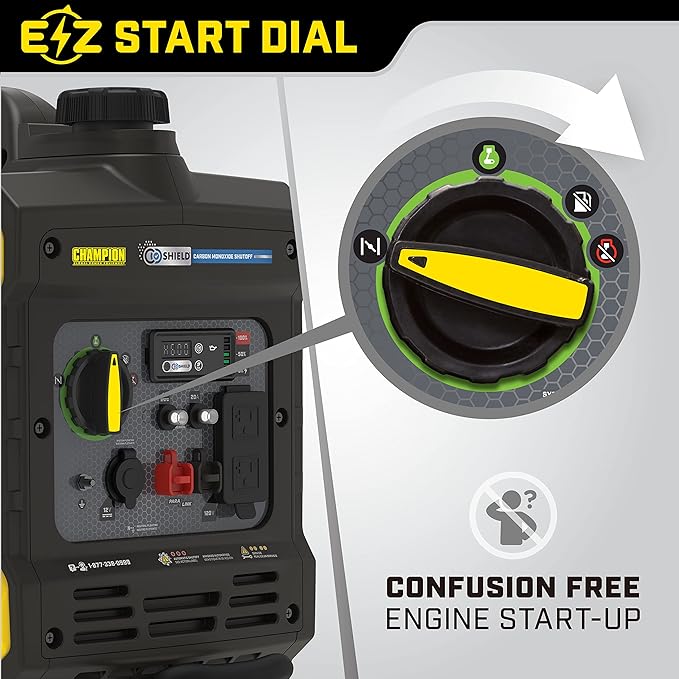 Champion Power Equipment 3500-Watt Portable Inverter Generator with Quiet Technology and CO Shield