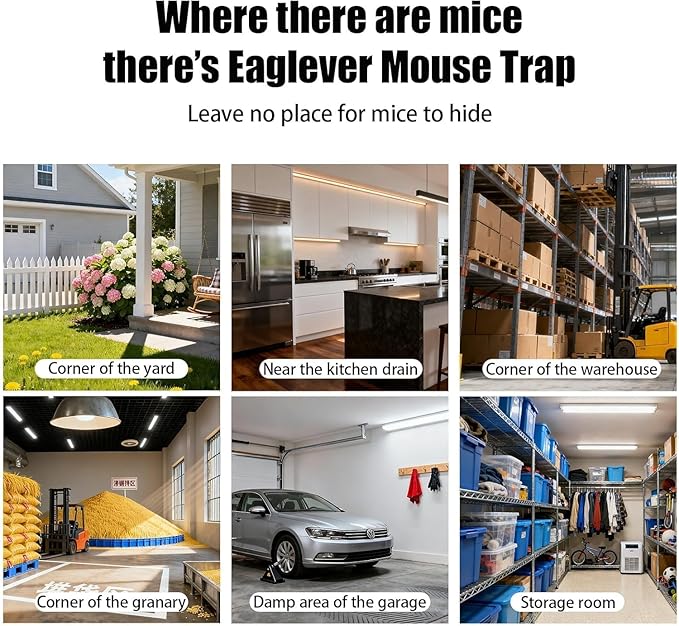 2026 Upgraded Stainless Steel Automatic Mouse Trap, Easy Setup for Indoor and Outdoor Use, Humane No-Kill Live Trap with One-Way Door, Catch & Release for Mice and Rodents (3)