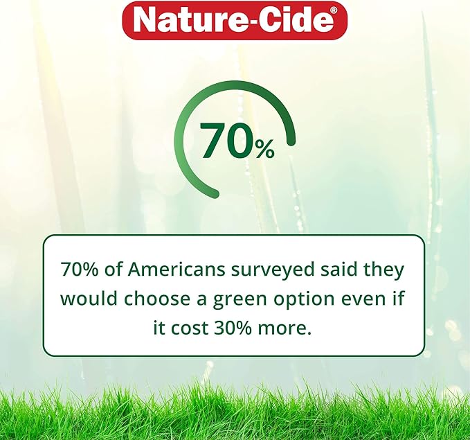 Nature-Cide Outdoor. Insecticide and Repellent. All Natural Pest Repellent, Roach, Spider, Mosquito and Ant Spray to Keep Your Home Safe. No Strong Odor. 32 oz