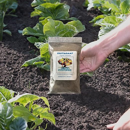Fruitmommy Rapid Response Organic Fertilizer - Water Soluble Plant Food for Indoor & Outdoor Vegetables, Flowers, Fruit Trees| Concentrated Formula(Makes 90 Gallons)