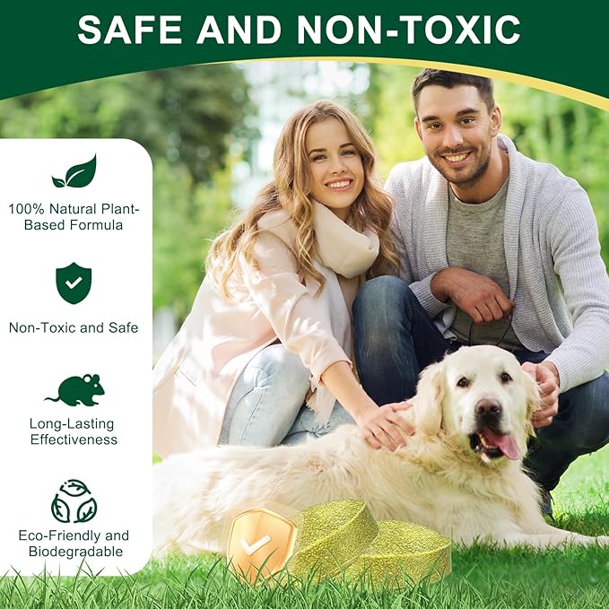 【𝐇𝐢𝐠𝐡𝐥𝐲 𝐄𝐟𝐟𝐞𝐜𝐭𝐢𝐯𝐞】 Mouse Repellent Repellent,Peppermint Lemon Oil Balls for Rats Mice Deterrent with Natural Peppermint Oil Long-Lasting Indoor & Outdoor Use-24 Pcs