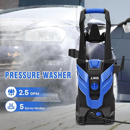 Pressure Washer, Washer with 4 Quick Connect Nozzles, Pressure Cleaning Machine with Foam Cannon for Cars/Fences/Driveways/Patios/Home Cleaning, Pallet of Product