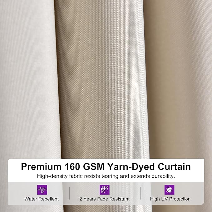 PURPLE LEAF 8' x 10' Outdoor Hardtop Gazebo, Champagne Small Aluminum Gazebo with Galvanized Steel Double Roof, Curtains and Netting for Patio Lawn and Garden