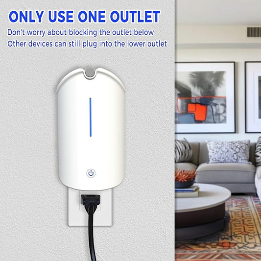 Flying Insect Trap, ZerGard Indoor Plug in Bug Catcher with UV Light (1 Device+6 Refills) Captures Mosquito Gnat Moth Fruit Flies for Kitchen, Living Room, Bedroom,ZM001