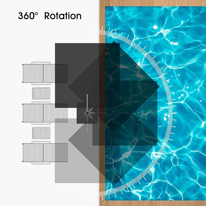 PURPLE LEAF 9 FT Cantilever Patio Umbrellas with Base Included, Large Square Offset Umbrella with 360° Rotation, Outdoor Aluminum Pool Umbrella for Pool Lawn Garden, Black