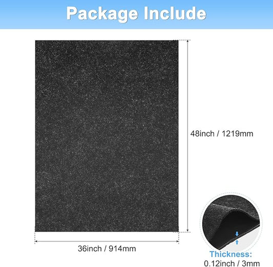 Outdoor Storage Shed Mat, 4 x 3 FT Garage Floor Mats with Reusable, Washable, Non Slip, Durable for Protects Garage Floors/Driveways/Entrance Doors/Deck [Gray]