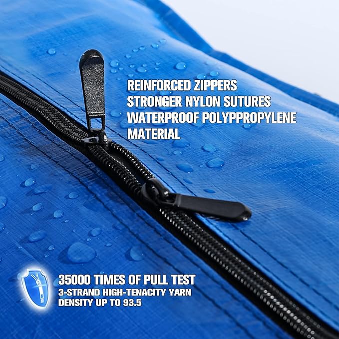 Moving Bags, Large Storage Bags Alternative to Moving Boxes, Moving Supplies for Packing, 10 Packs