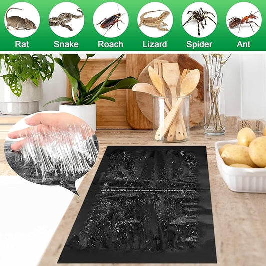 12 Pack Large Super Sticky Rat Glue Traps, Mouse Glue Traps, Sticky Trap for Mouse Mice Snake Rat Snake for Home Outdoor Indoor Restaurant Office (26" x 11")