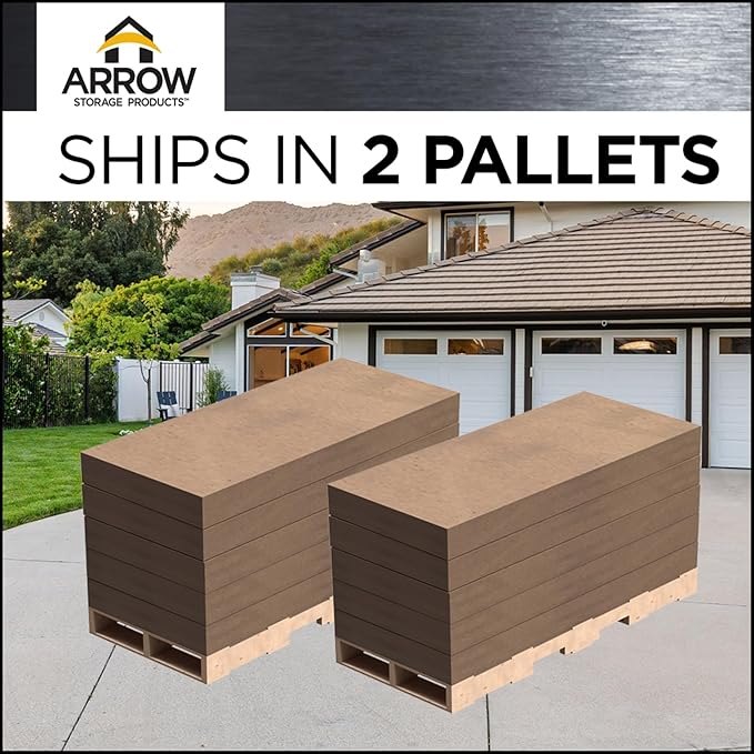 Arrow Carports Galvanized Steel Carport, with 2-Sided Enclosure, Compact Car Metal Carport Kit, 20' x 29' x 7', Charcoal