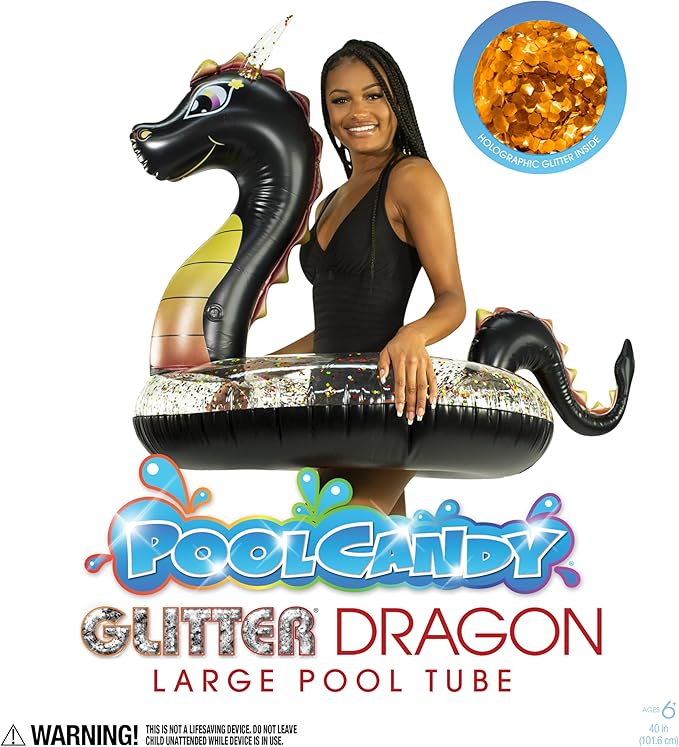 Poolcandy Inflatable 40" inch Animal Pool Tubes & Swim Rings