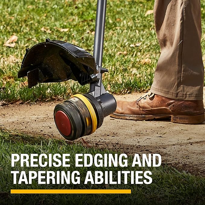 Cat DG610 60V 15” Brushless String Trimmer Cordless with Dual Line Bump Feed Head, Edger with Quick Line Load, Weed Trimmer with ECO Mode for Extended Runtime – Battery & Charger Included