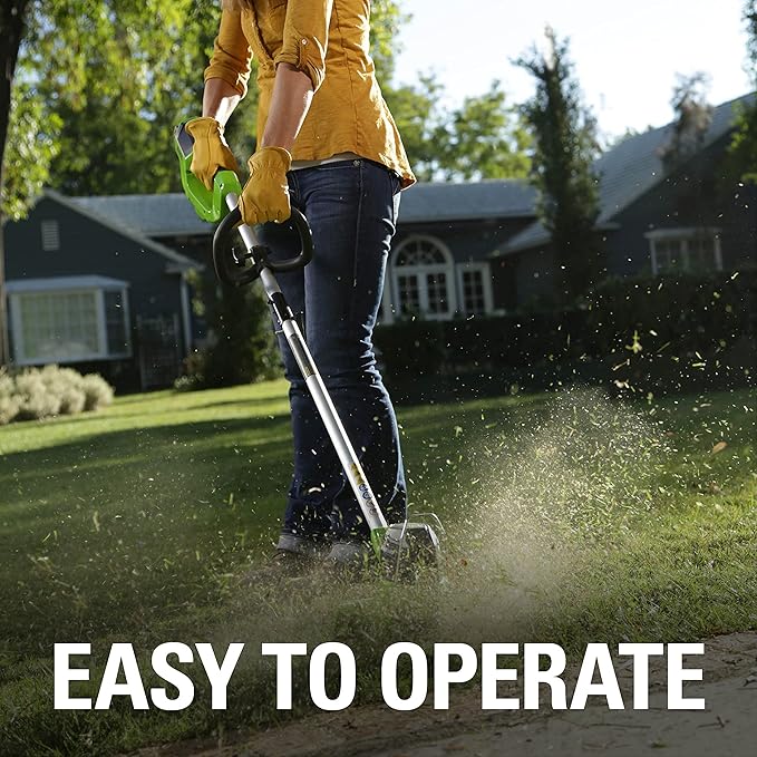 Greenworks 40V 12" Cordless String Trimmer, 0.065" Dual Line with Auto Feed, Variable Speed, Lightweight Weed Eater, 3-Year Warranty