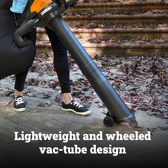 WORX Cordless Leaf Blower, 3 in 1 Blowers for Lawn Care with Leaf Vacuum & Leaf Mulcher, Electric Blower with Brushless Motor & 2 Speed Control, Batteries & Charger Not Included, WG583.9