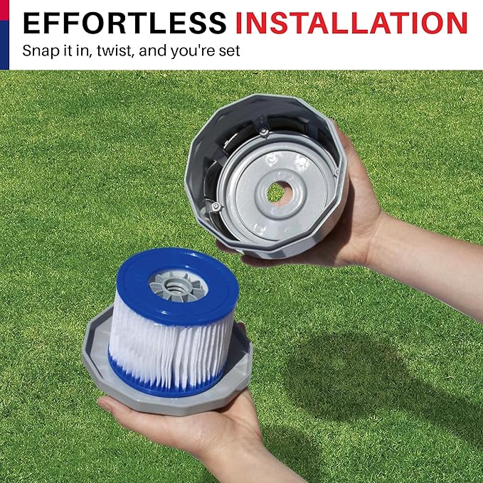 LifeSupplyUSA Replacement Pool Spa Filter Compatible with Bestway VI (12)