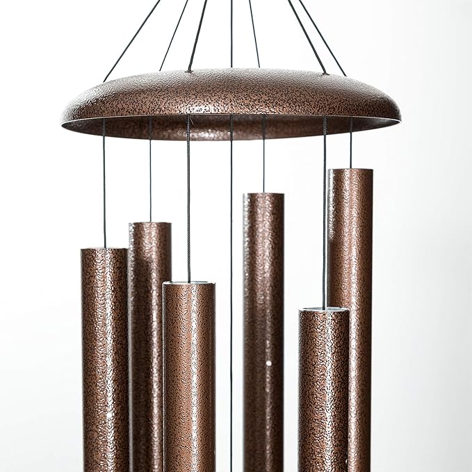 Corinthian Bells by Wind River - 50 inch Copper Vein Wind Chime for Patio, Backyard, Garden, and Outdoor Decor (Aluminum Chime) Made in The USA