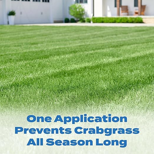 Scotts Halts Crabgrass and Grassy Weed Preventer, Crabgrass Preventer, Pre Emergent Weed Control for Lawns, Prevents Chickweed & More, Treats up to 5,000 sq. ft., 10.06 lb.