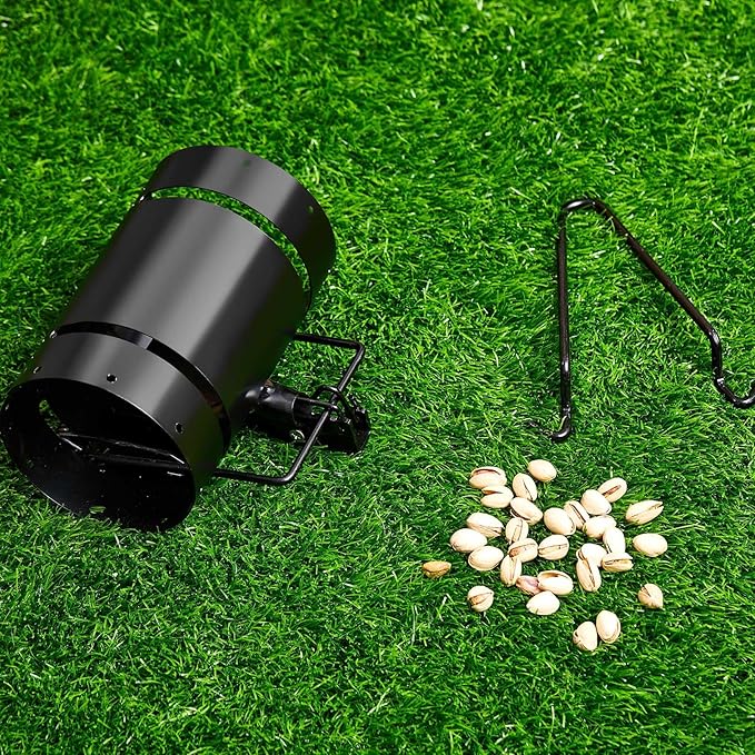 Qualirey Tube Squirrel Trap Rust Resistant Trap 4.5'' in Diameter with a Setting Tongs for Gardens Backyards Patios, Safe and Effective Pest Control Commercial and Residential Use(2 Pcs)