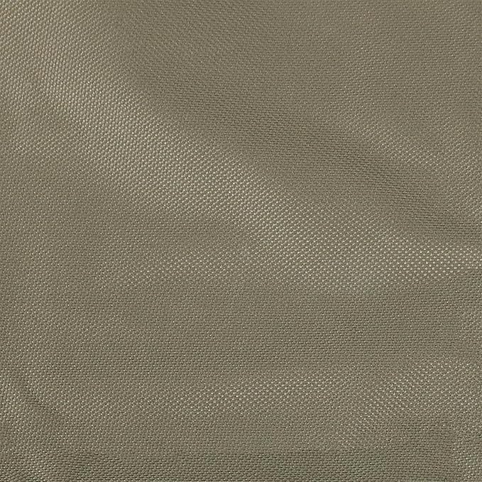 Sunnydaze Round Outdoor Fire Pit Cover - Heavy-Duty 300D Polyester and PVC with Drawstring Closure - Khaki - 30-Inch