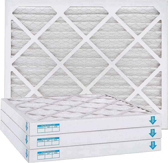 Aerostar 16x16x2 MERV 13, Pleated Air Filter, 16x16x2, Box of 4, Made in the USA