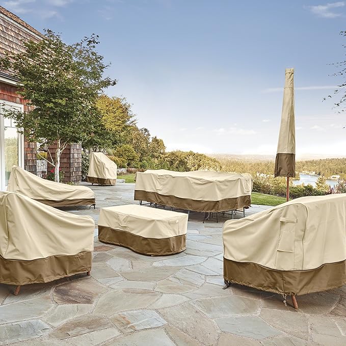 Classic Accessories Veranda Water-Resistant 38 Inch Patio Lounge Chair Cover, Patio Furniture Covers