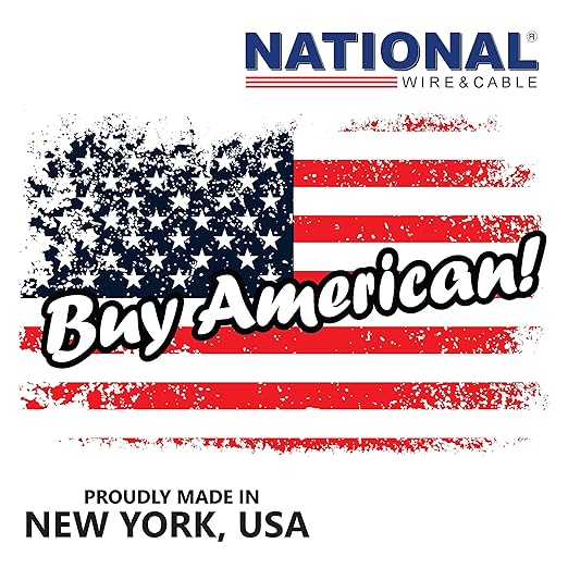 NATIONAL Wire&Cable 10 Gauge Solar Panel Professional Wire - Made in USA - 250 Ft Copper PV Wire UV Resistant Cable for Boat Marine Automotive RV Solar Panel Outdoor - Black
