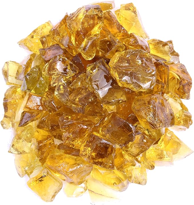 AZ Patio Firepit Recycled Glass, 20 lb, Chestnut