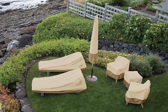 Classic Accessories Veranda Water-Resistant 38 Inch Patio Deep Seated Lounge/Club Chair Cover, Patio Furniture Covers