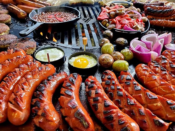 40" Grill High Round Base With 5 Accessories