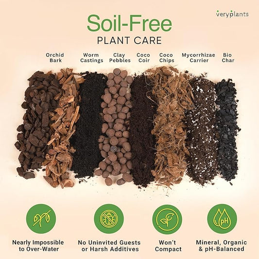 Molly's Aroid Mix - Premium Soilless Potting Mix for Houseplants - Fast Draining, Chunky & Easier to Water vs. Soil for Indoor Plants - with Bark, Coco Chips, Worm Castings, Mycorrhizae 10 Dry Quarts