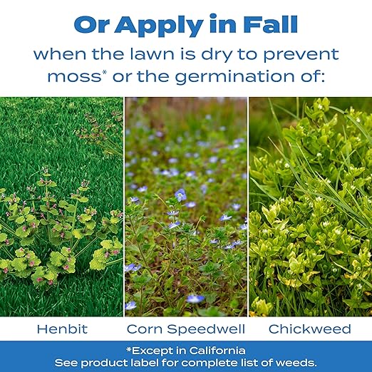 Scotts Halts Crabgrass and Grassy Weed Preventer, Crabgrass Preventer, Pre Emergent Weed Control for Lawns, Prevents Chickweed & More, Treats up to 5,000 sq. ft., 10.06 lb.