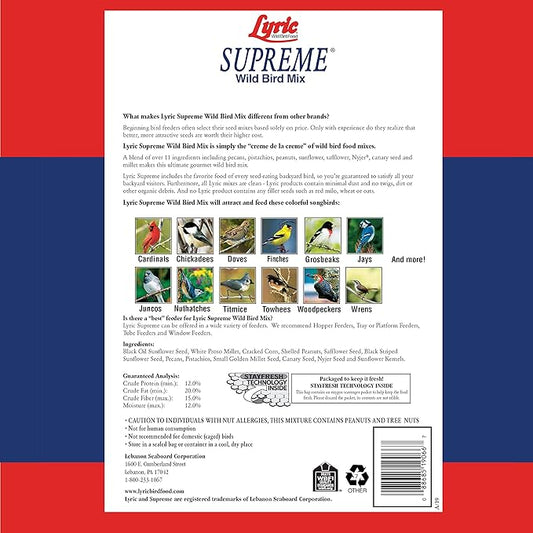 Lyric 2647414 Supreme Wild Bird Mix Bag, 4.5 lb.
