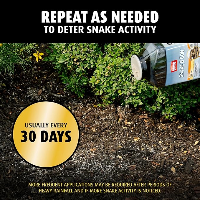 Ortho Snake B Gon1 - Snake Repellent Granules, No-Stink Formula, Covers Up to 1,440 sq. ft., 2 lbs. (2-Pack)