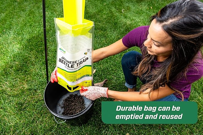 RESCUE! Japanese Beetle Trap – Reusable Bag - 6 Traps
