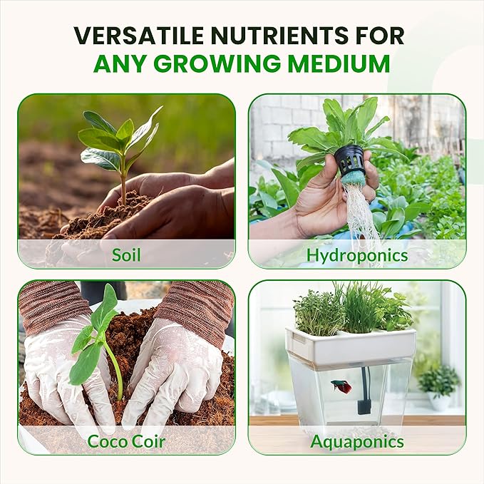 Humboldts Secret Base A & B Liquid Hydroponic Fertilizer | Complete Hydroponic Nutrients for Indoor and Outdoor Plants | Supports Healthy Vegetative Growth and Flowering Stage | 2.5 Gallon