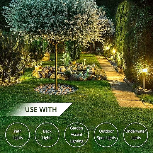 Wirefy 16/2 Low Voltage Landscape Wire 50 ft | Low Voltage Landscape Lighting Wire | Pure Copper | Outdoor Direct Burial | 16-Gauge 2-Conductor 50 Feet | UL Listed
