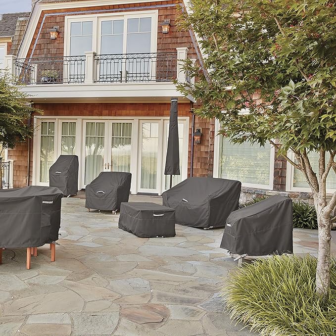 Classic Accessories Ravenna Water-Resistant 38 Inch Patio Lounge Chair Cover, Patio Furniture Covers