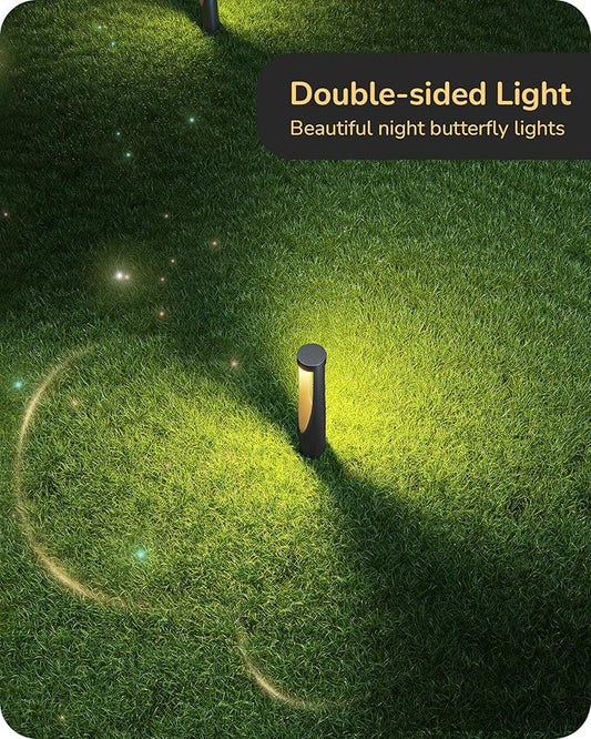 EDISHINE Low Voltage Landscape Lights, 12V 2W 150LM 3000K LED Landscape Path Lights with Connectors, Waterproof Electric Outdoor Landscape Lighting for Walkway Yard Garden, CRI80 12 Pack